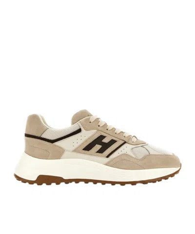 Hogan Leather And Mesh Hyperlight Sneakers