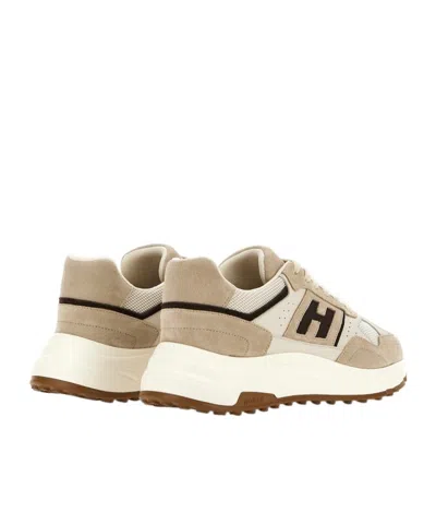 Hogan Leather And Mesh Hyperlight Sneakers