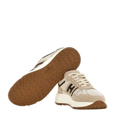 Hogan Leather And Mesh Hyperlight Sneakers