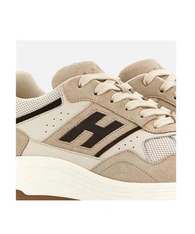 Hogan Leather And Mesh Hyperlight Sneakers