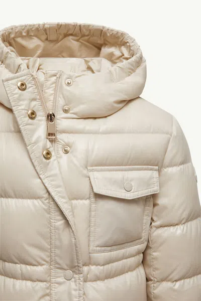 Moncler Long Sleeve Down Jacket In Neutral