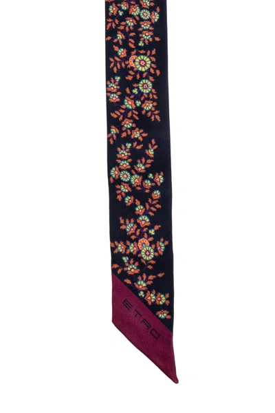 Etro Paisley-print Silk Scarf