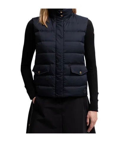 Moncler Doudoune Sans Manches Besset In Blue