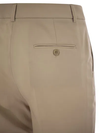Weekend Max Mara Belt Loop Casual Pants In Brown