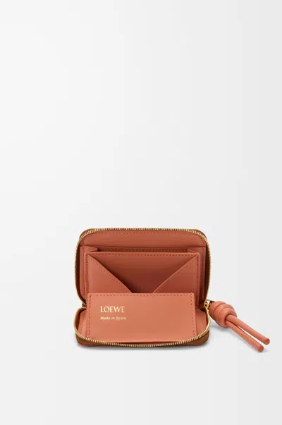 Loewe Zipped Coin Purse In Shiny Nappa Calfskin