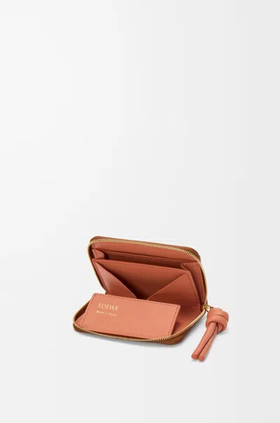 Loewe Zipped Coin Purse In Shiny Nappa Calfskin