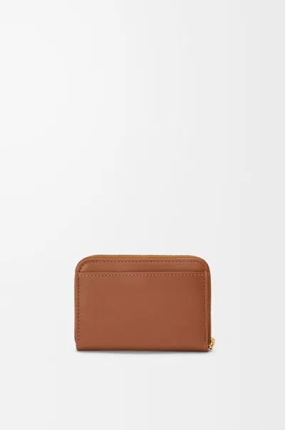 Loewe Zipped Coin Purse In Shiny Nappa Calfskin