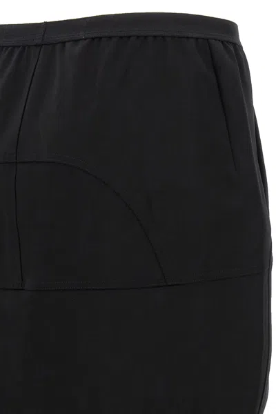 Rick Owens "pillar" Maxi Skirt In Black