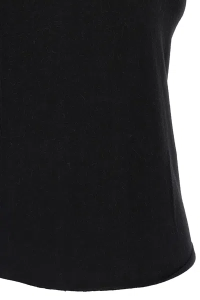 Rick Owens Round Neck Short Sleeve T-shirt In Black