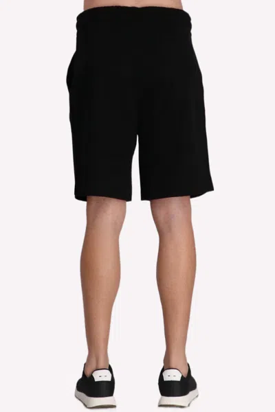 Hugo Boss Drawstring Elastic Waist Shorts In Black