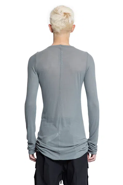 Rick Owens Man Grey T-shirts & Tank Tops