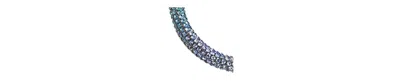 Sohi Women's Metallic Ombre Hoop Earrings