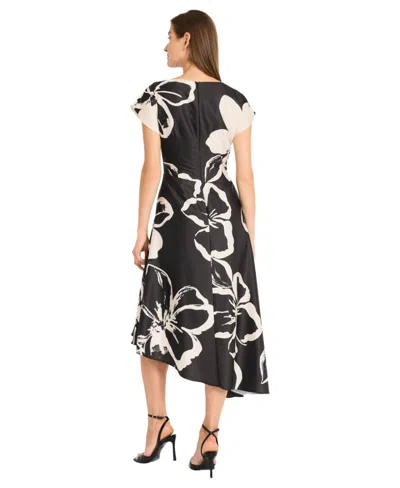 Maggy London Women's Short-sleeve Fit & Flare Dress