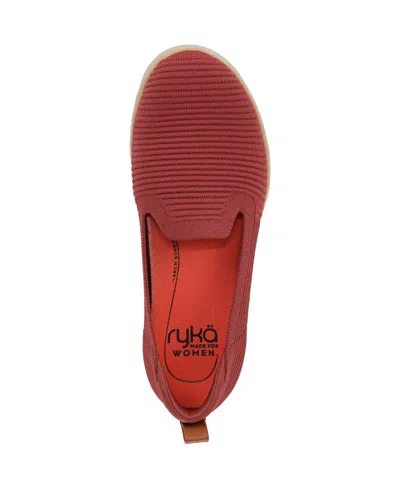 Ryka Women's Effortless Washable Slip On Shoes In Red