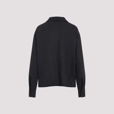 Jil Sander Shirt-style Casual Jacket In Blue