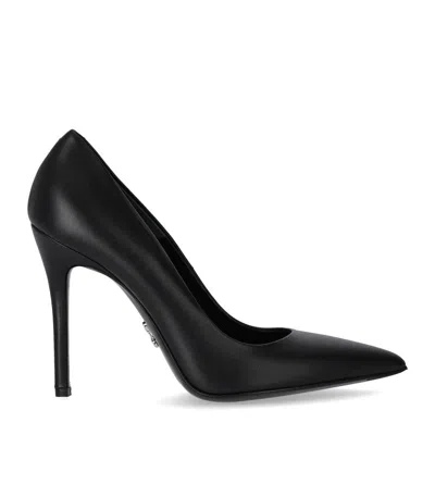 Sergio Levantesi Donna Navy Blue Pump In Black