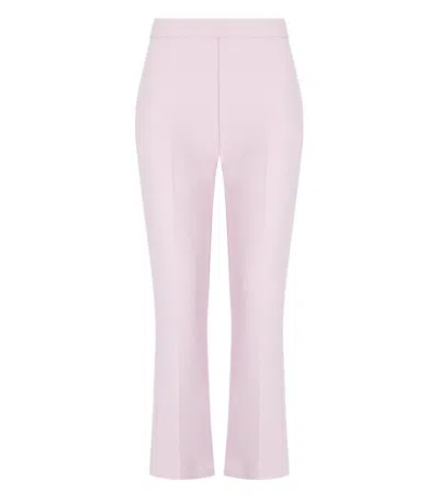 Elisabetta Franchi Quarzo Cropped Trouser In Pink