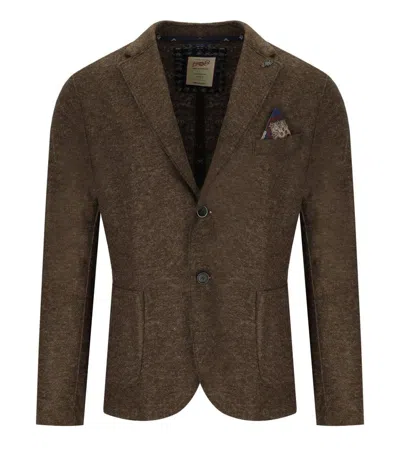 Bob Dover Brown Single-breasted Jacket