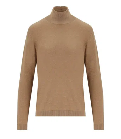 Weekend Max Mara Kiku Camel Turtleneck Sweater