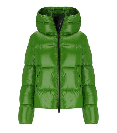 Save The Duck Biddy Green Hodded Padded Jacket