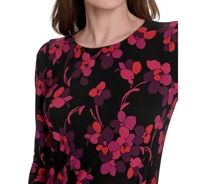 Tommy Hilfiger Women's 3/4-sleeve Jersey Shift Dress In Multi