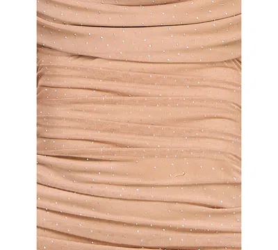 Seni & Cade Juniors' Embellished Mesh Bodycon Dress