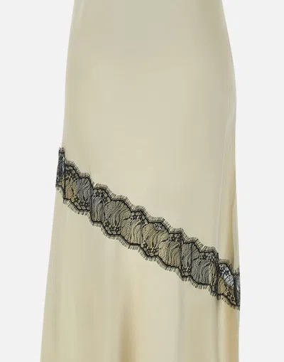 Birgitte Herskind Nelly Dress With Lace Details In Neutral