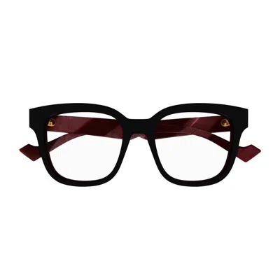 Gucci Gg0958o Linea Emblem Eyeglasses In Black