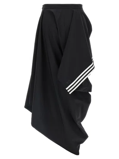 Y-3 W Wire Skirt Skirts Black In Black