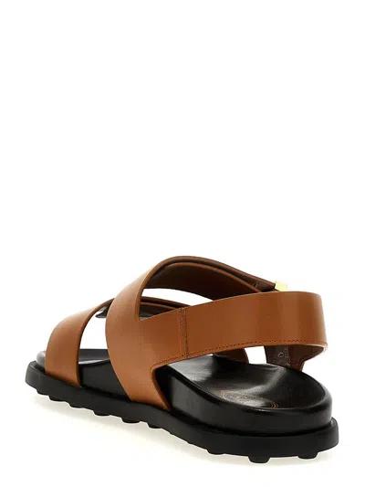 Tod's Sandals In Brown