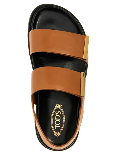 Tod's Sandals In Brown