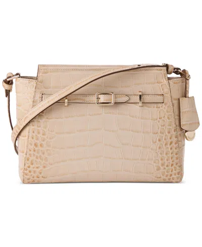 Brahmin Hillary Leather Crossbody In Neutral