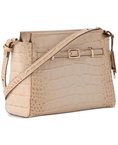 Brahmin Hillary Leather Crossbody In Neutral