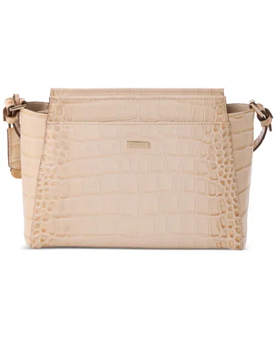 Brahmin Hillary Leather Crossbody In Neutral