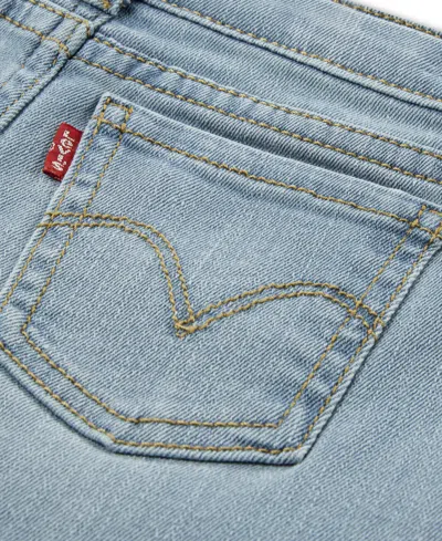 Levi's Toddler Girls 2-piece Peplum Top And Wide Jeans Set In Red
