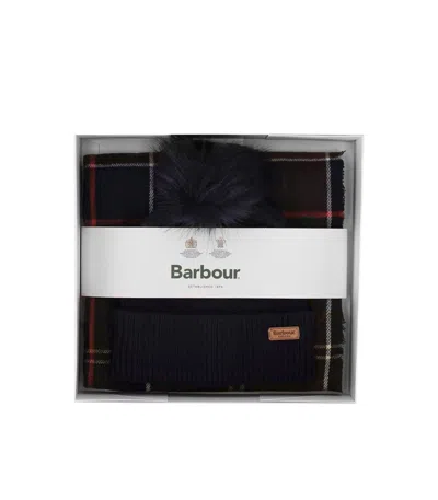 Barbour Check-pattern Fringe-detailing Scarf