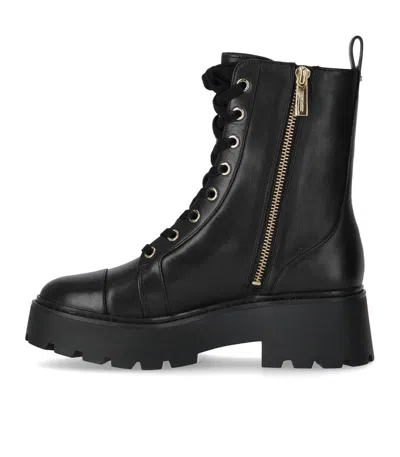 Michael Kors Blake Black Combat Boot In Black