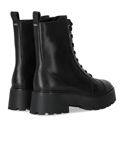Michael Kors Blake Black Combat Boot In Black