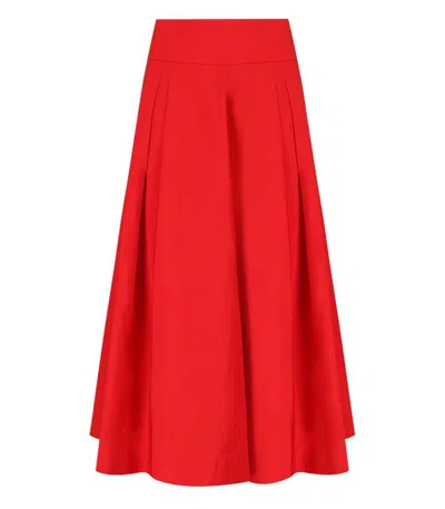 Essentiel Antwerp Hosanna Red Midi Skirt