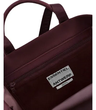 Essentiel Antwerp Hedness Burgundy Maxi Bag