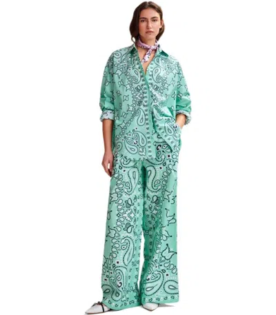 Essentiel Antwerp Hintwerpen Aqua Green Pants