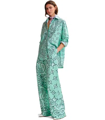 Essentiel Antwerp Hintwerpen Aqua Green Pants