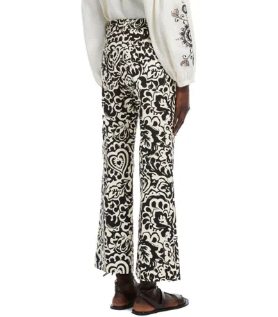 Weekend Max Mara Printed Trousers With Pockets And Belt Loops