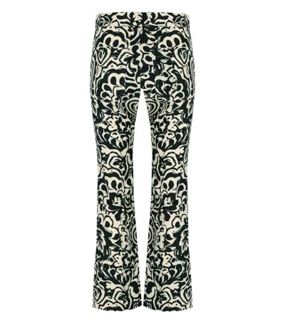 Weekend Max Mara Printed Trousers With Pockets And Belt Loops