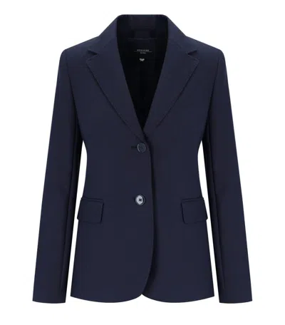 Weekend Max Mara Uva Blue Single-breasted Blazer