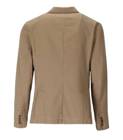 Bob Mop Beige Double-breasted Jacket