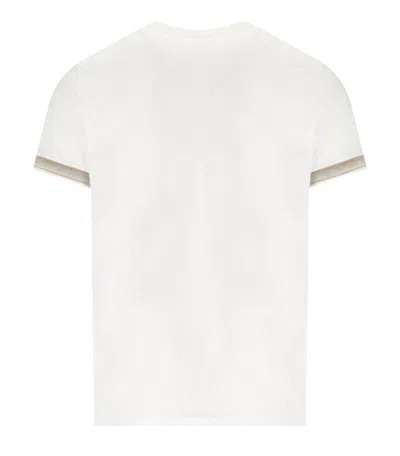 Bob Tex White Knitted T-shirt In Neutral