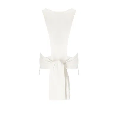 Elisabetta Franchi Ivory Vest In White