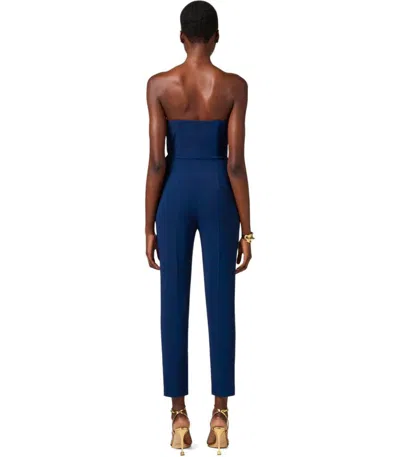 Elisabetta Franchi Sweetheart Neckline Jumpsuit With Jewel Detailing And Silhouette