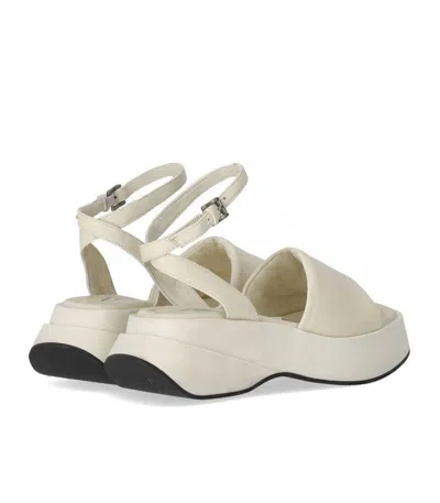 Elena Iachi Lena Ivory Platform Sandal In Neutral